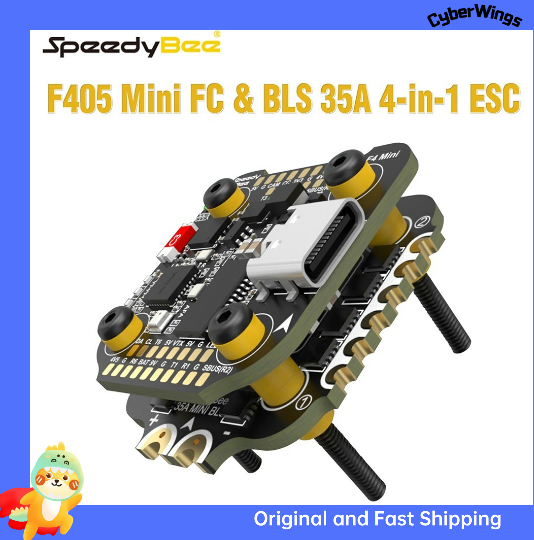 SpeedyBee F405 ミニ フライト コントローラー - Speedybee F405 V4 Bls 55A Stack のレビューと価格